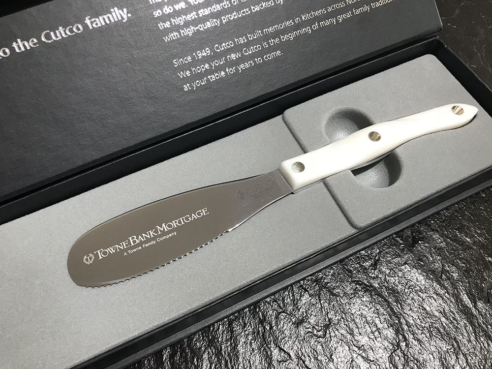 Cutco Cutlery 1768 KK Serrated Spatula Spreader Knife Classic Dark